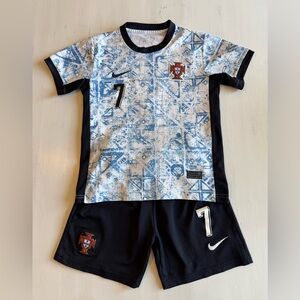 Cristiano Ronaldo Portugal Kids Jersey Set